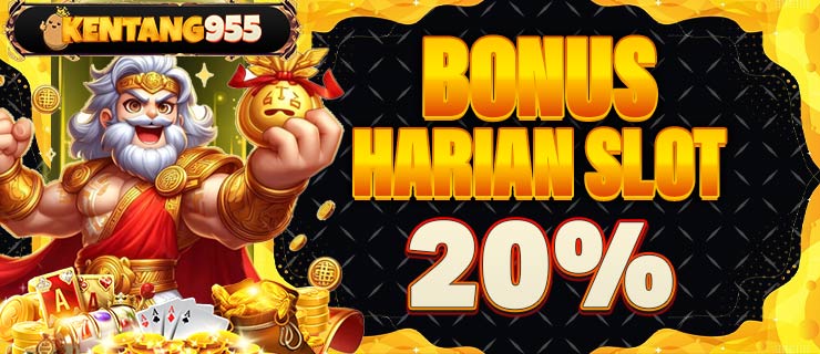 Bonus Harian Slot 20%